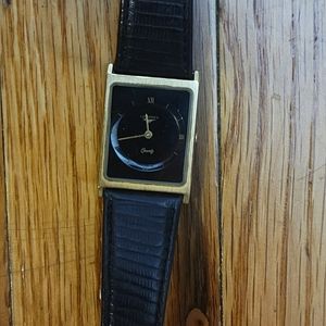 Longines vintage 14 karat gold plated men's watch unisex 80s works